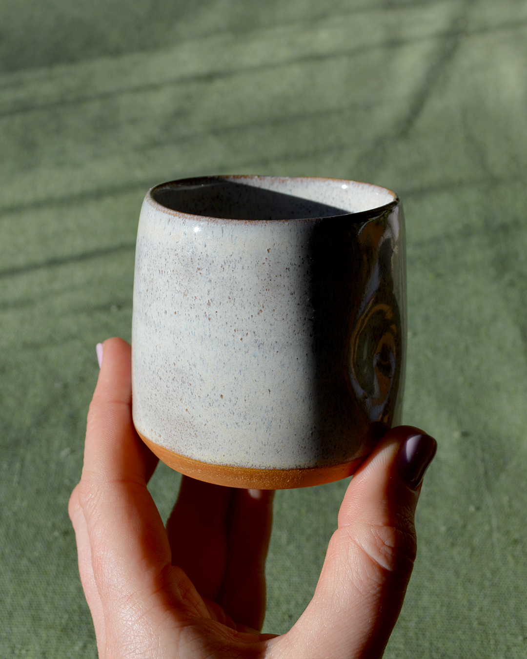 Pinched Grey Tumbler