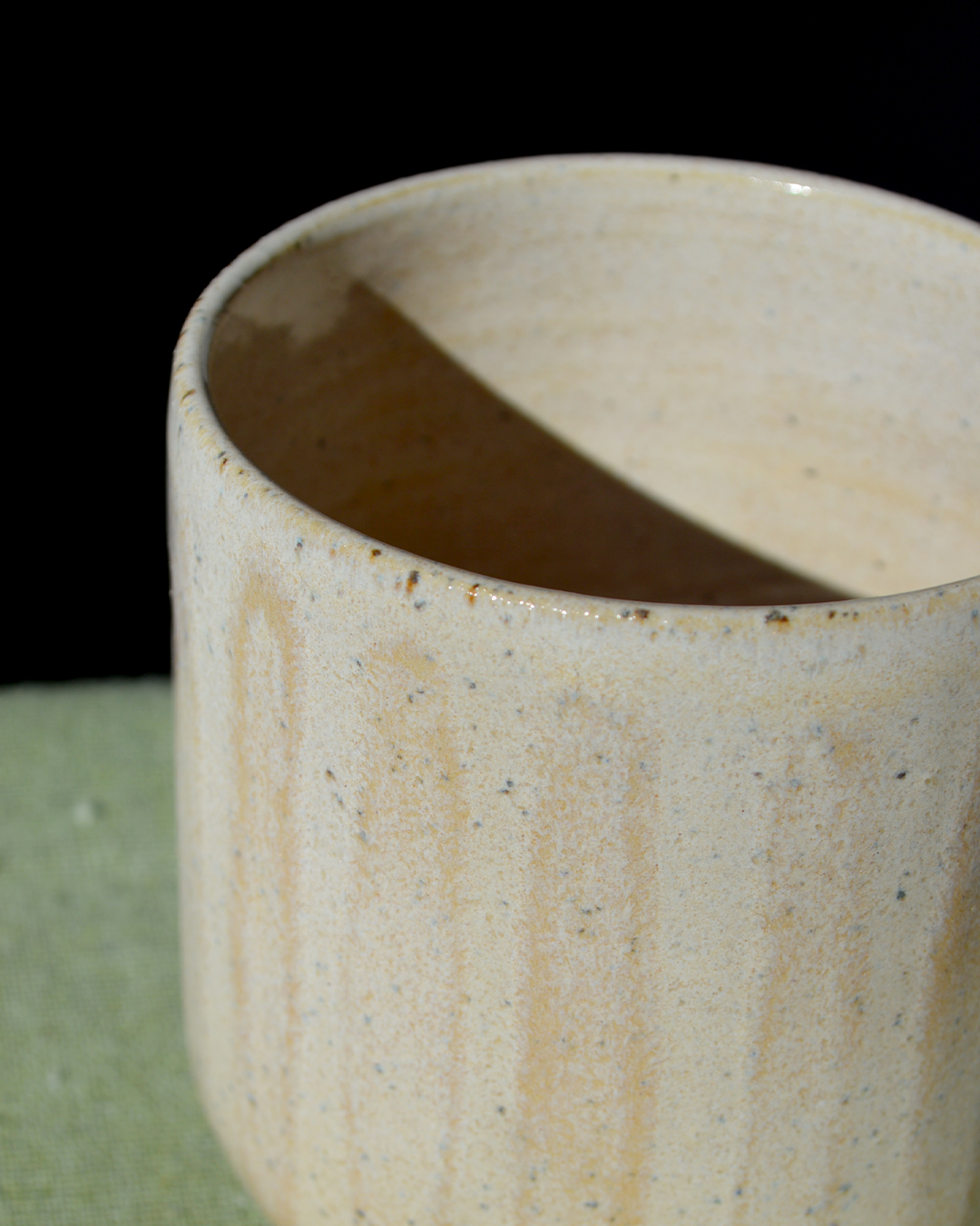 Brown Striped Tumbler