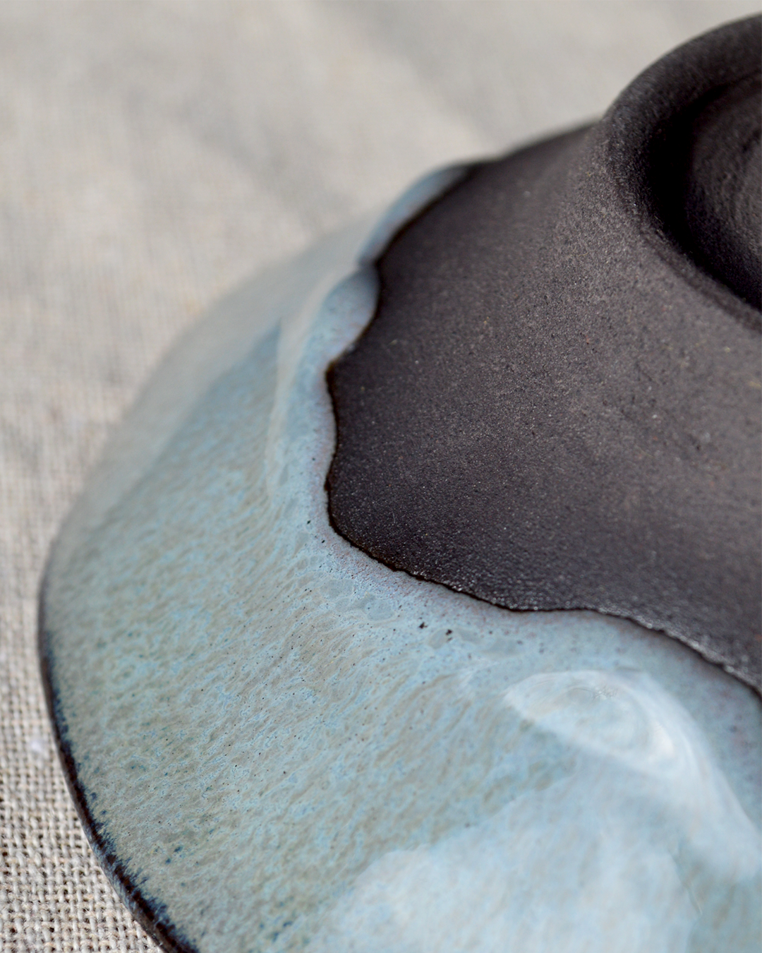 Black Dessert Bowl Pair