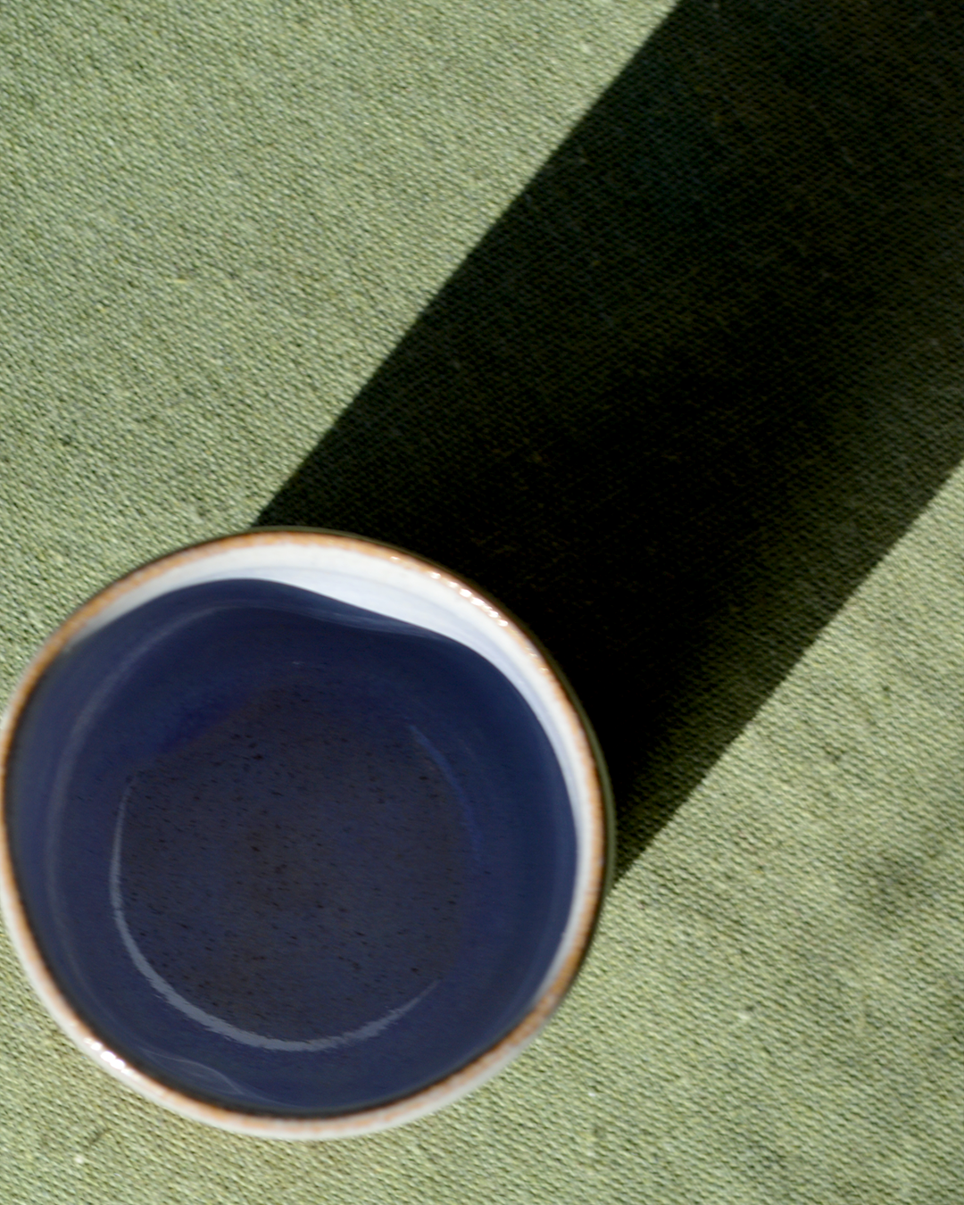 Pinched Blue Tumbler