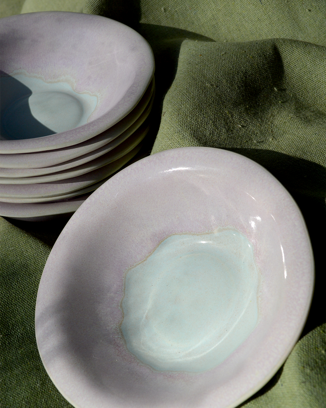 Pink Dessert Bowl