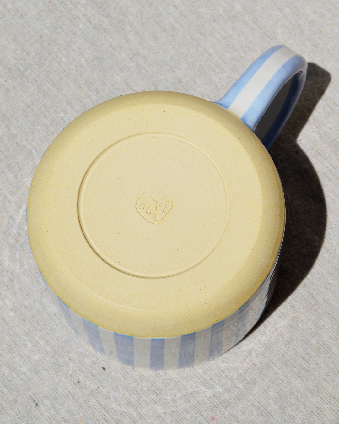 Blue-Striped Mug