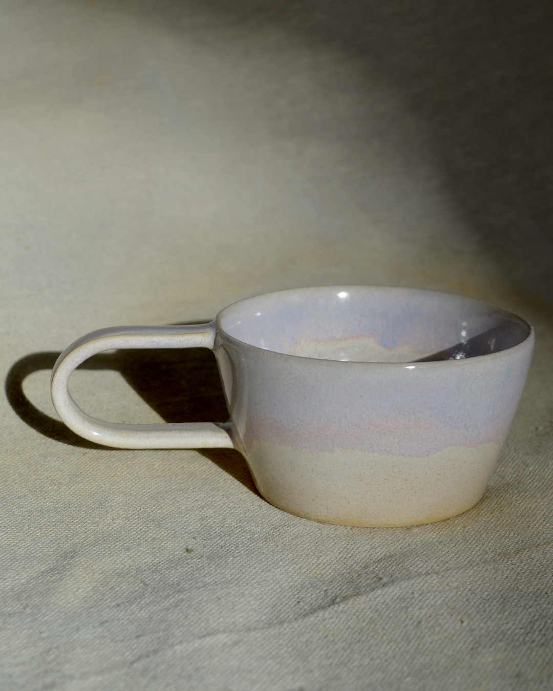 Pink Angled Mug