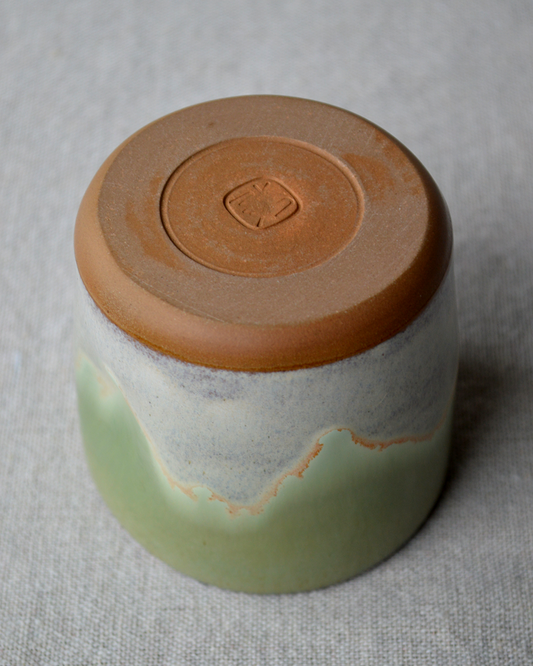 Pinched Green Tumbler