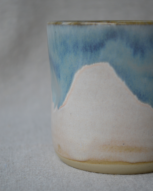 Blue Pinched Tumbler