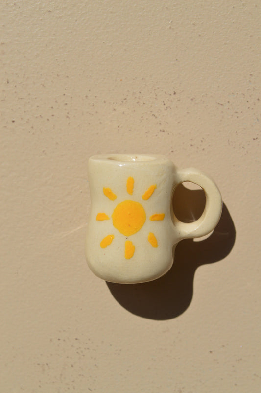 Fresh Flower Sun Mug Magnet