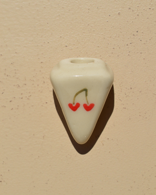Fresh Flower Cherry Vase Magnet