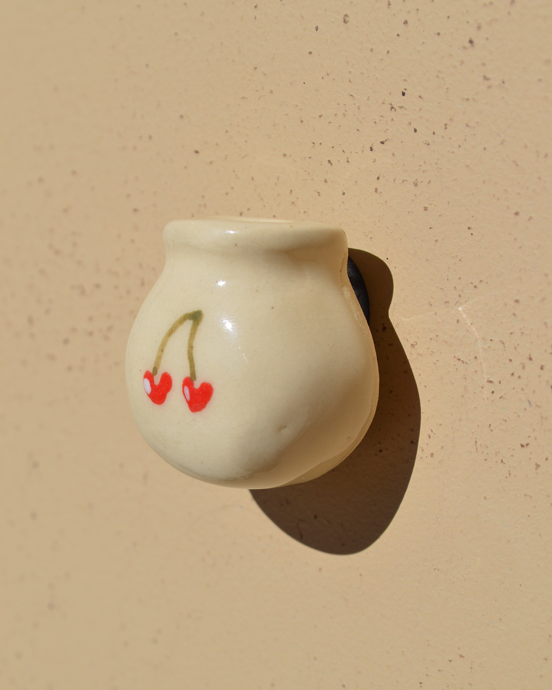 Fresh Flower Cherry Vase Magnet