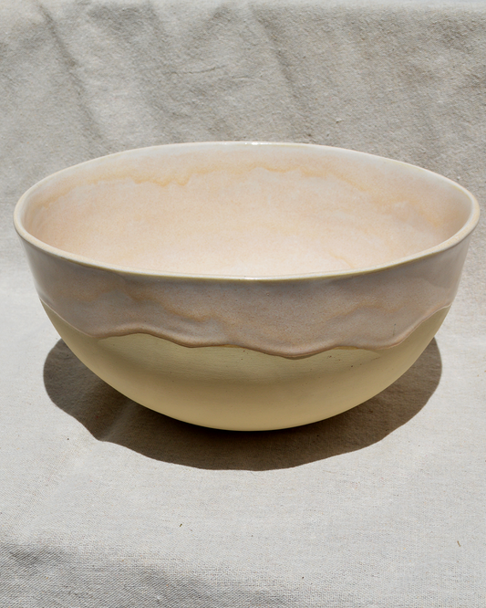 Cream Large Bowl