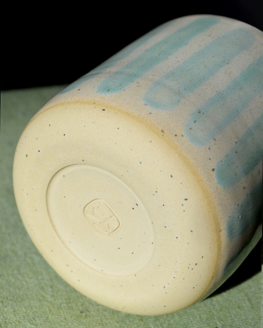 Green Striped Tumbler