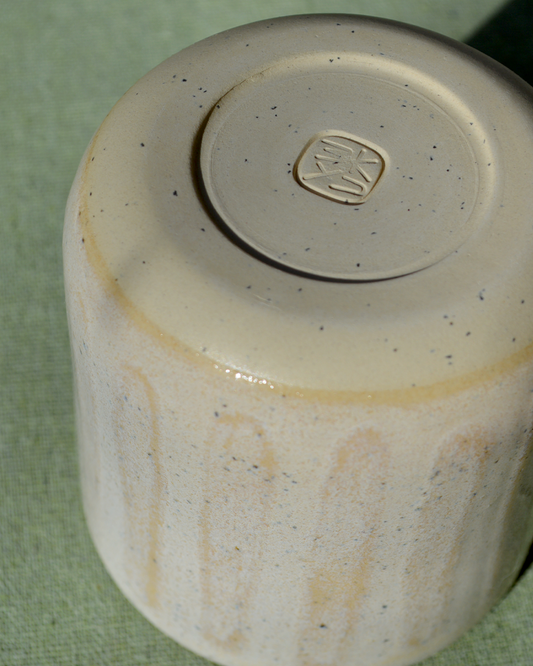 Brown Striped Tumbler