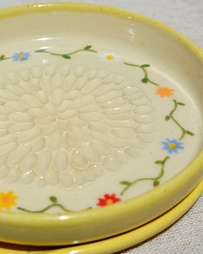 Flower Garlic Grater + Spoon Rest Set