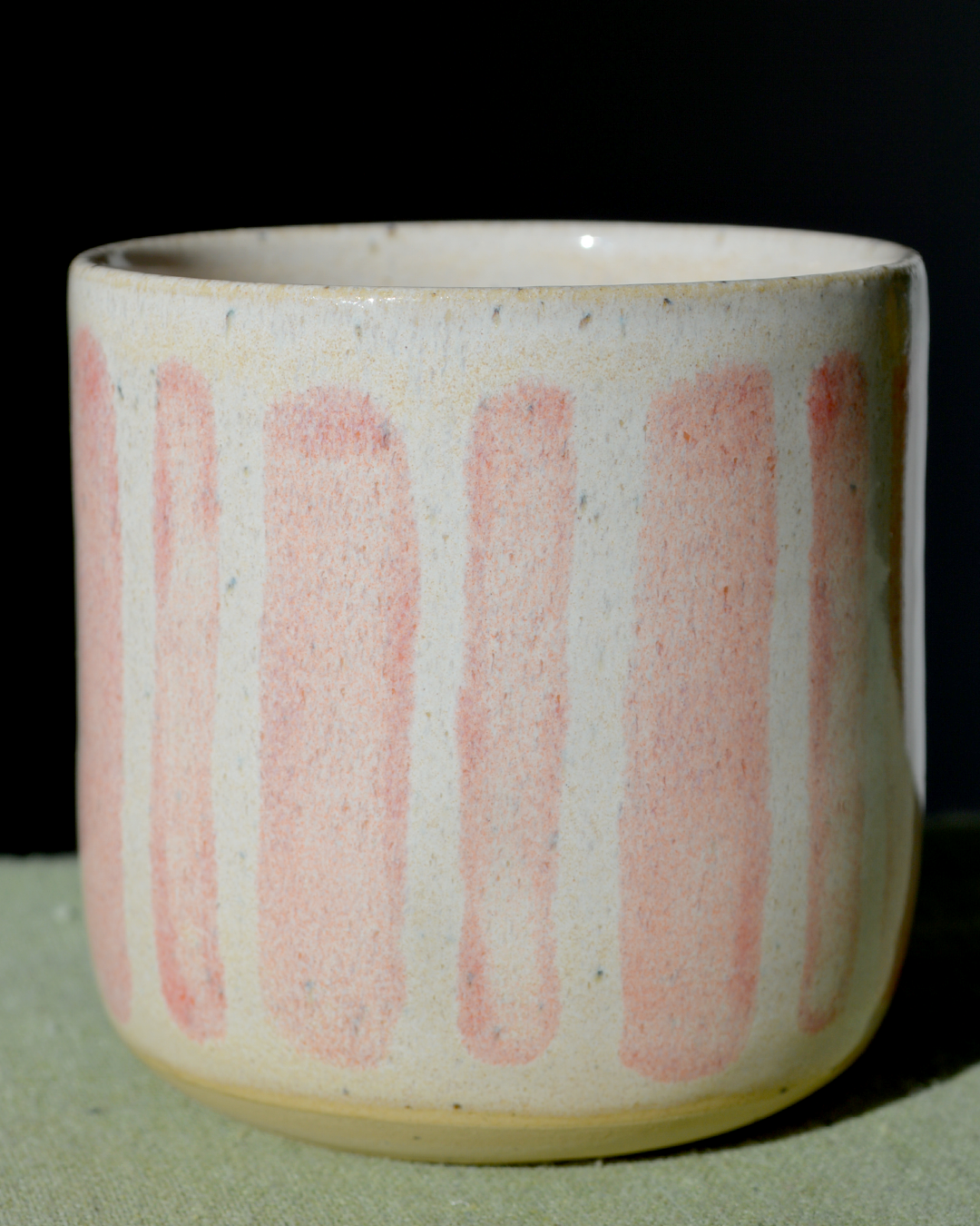 Red Striped Tumbler