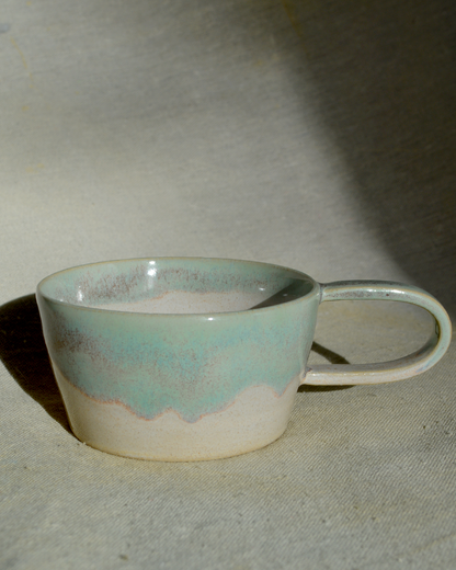 Green Angled Mug