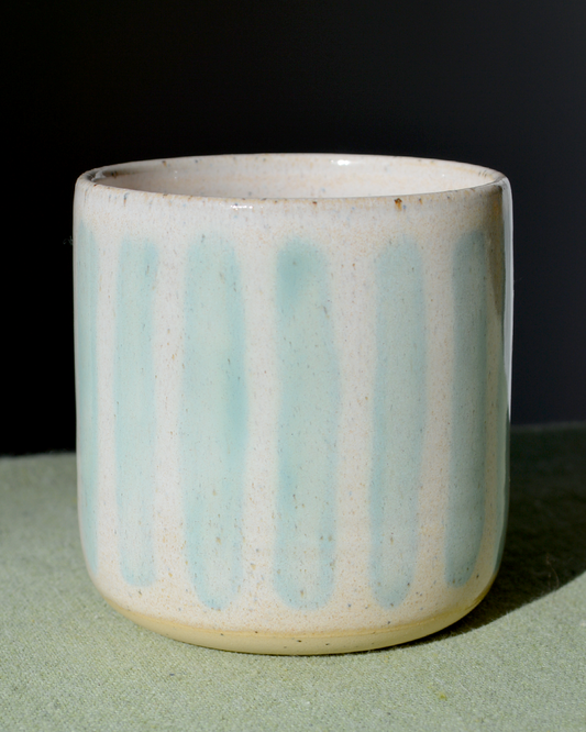 Green Striped Tumbler