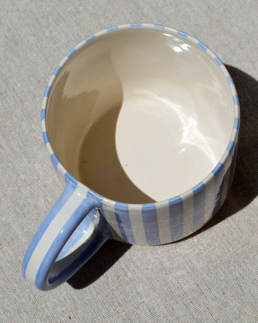 Blue-Striped Mug