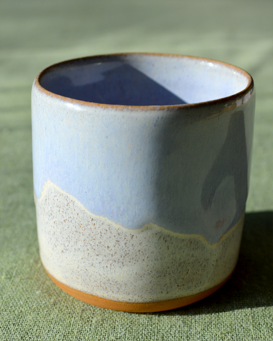 Pinched Blue Tumbler