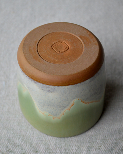 Pinched Green Tumbler