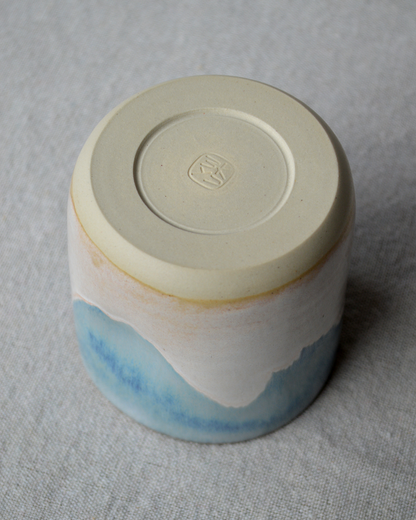Blue Pinched Tumbler