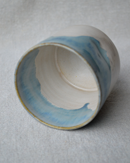 Blue Pinched Tumbler