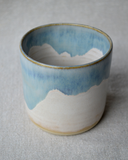 Blue Pinched Tumbler