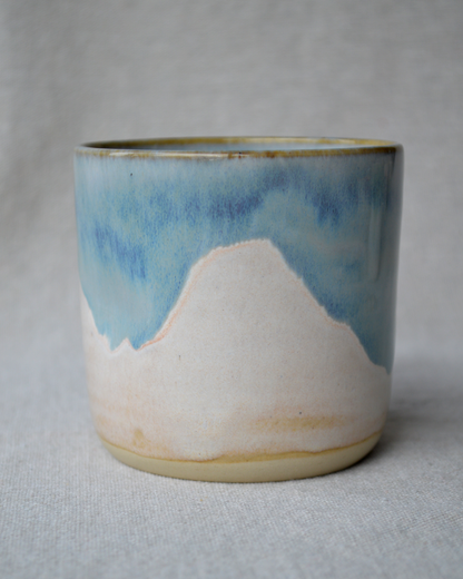 Blue Pinched Tumbler