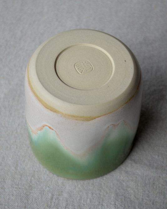 Green Pinched Tumbler