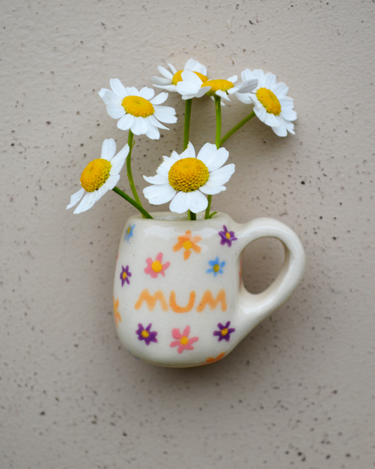 Mum Mug Fresh Flower Magnet (Flowers)