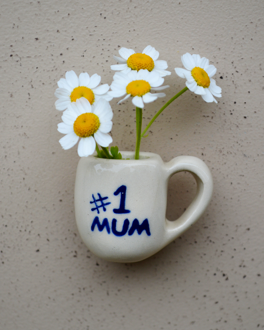 Mum Mug Fresh Flower Magnet (#1 Mum)