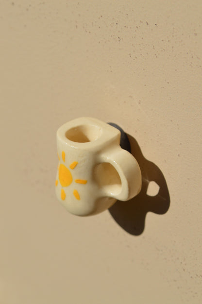 Fresh Flower Sun Mug Magnet