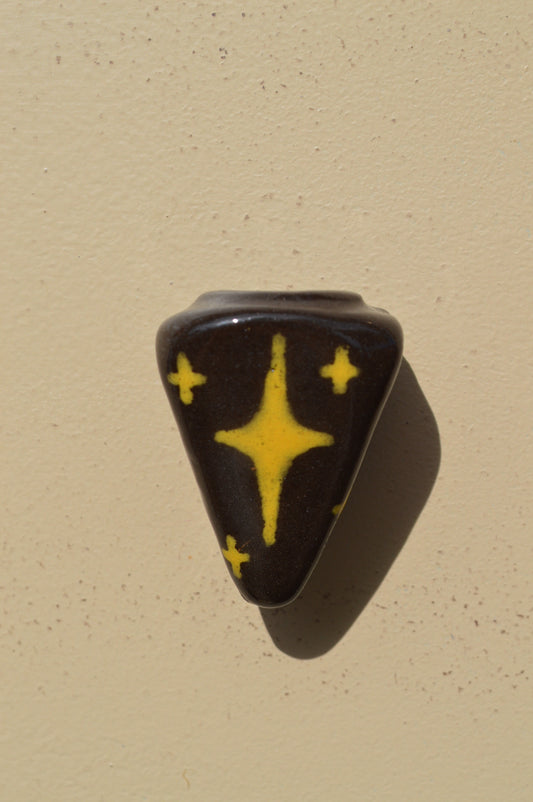 Fresh Flower Black Star Vase Magnet