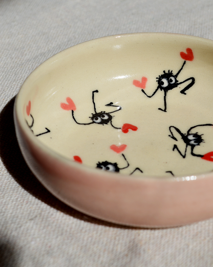 Soot Sprites with Hearts Trinket Dish