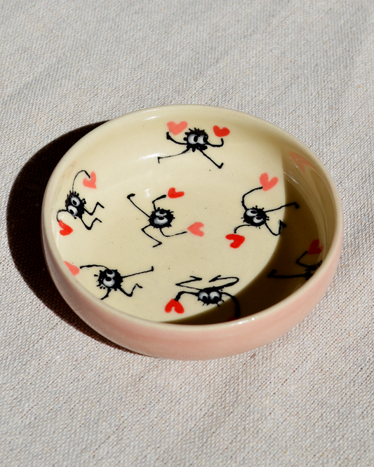 Soot Sprites with Hearts Trinket Dish