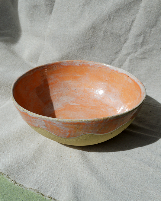 Orange Large Bowl
