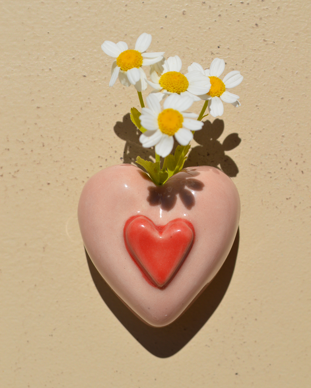 Fresh Flower Heart Magnet