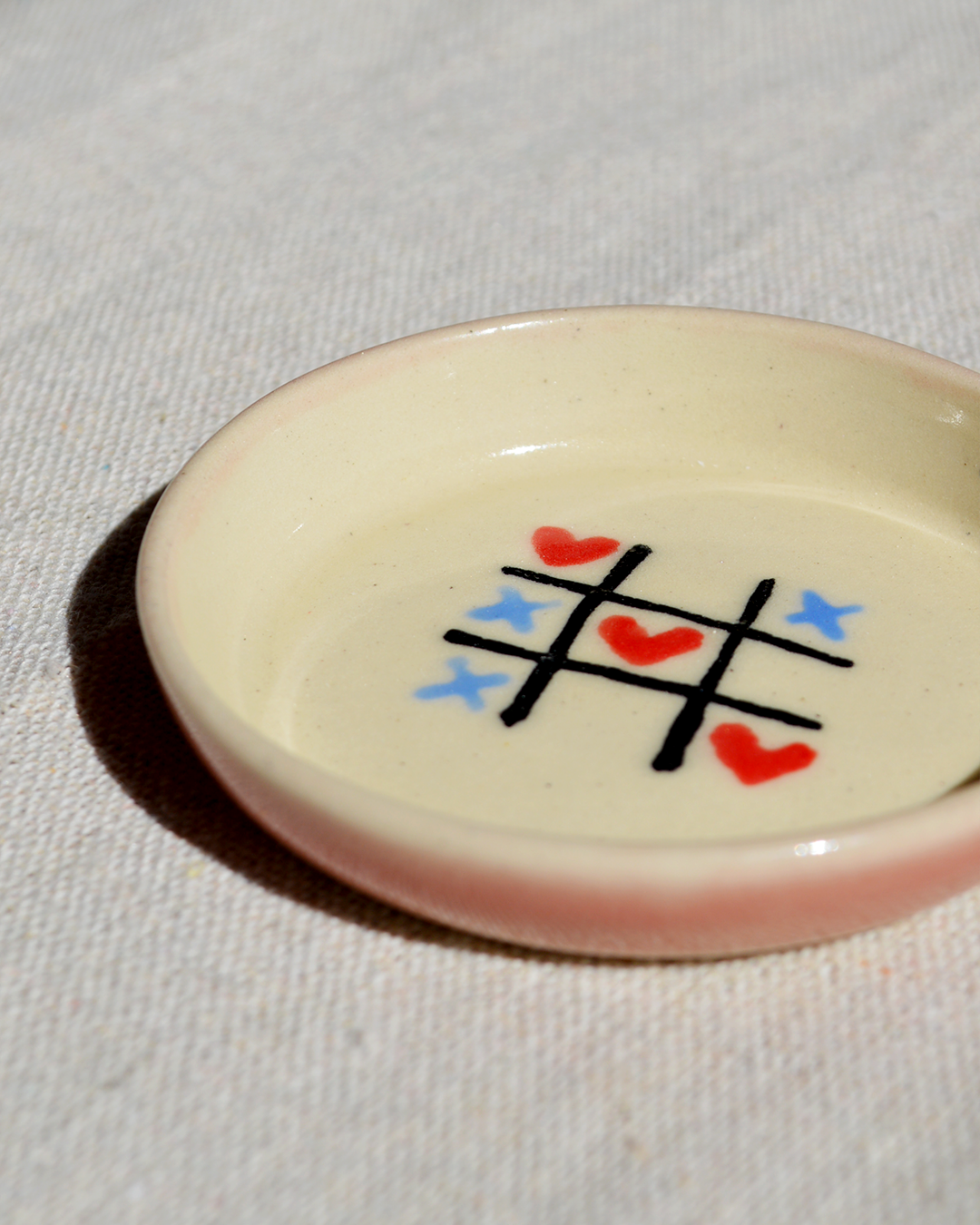 Hearts and Crosses Trinket Dish