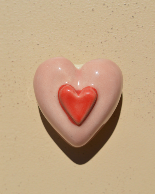 Fresh Flower Heart Magnet