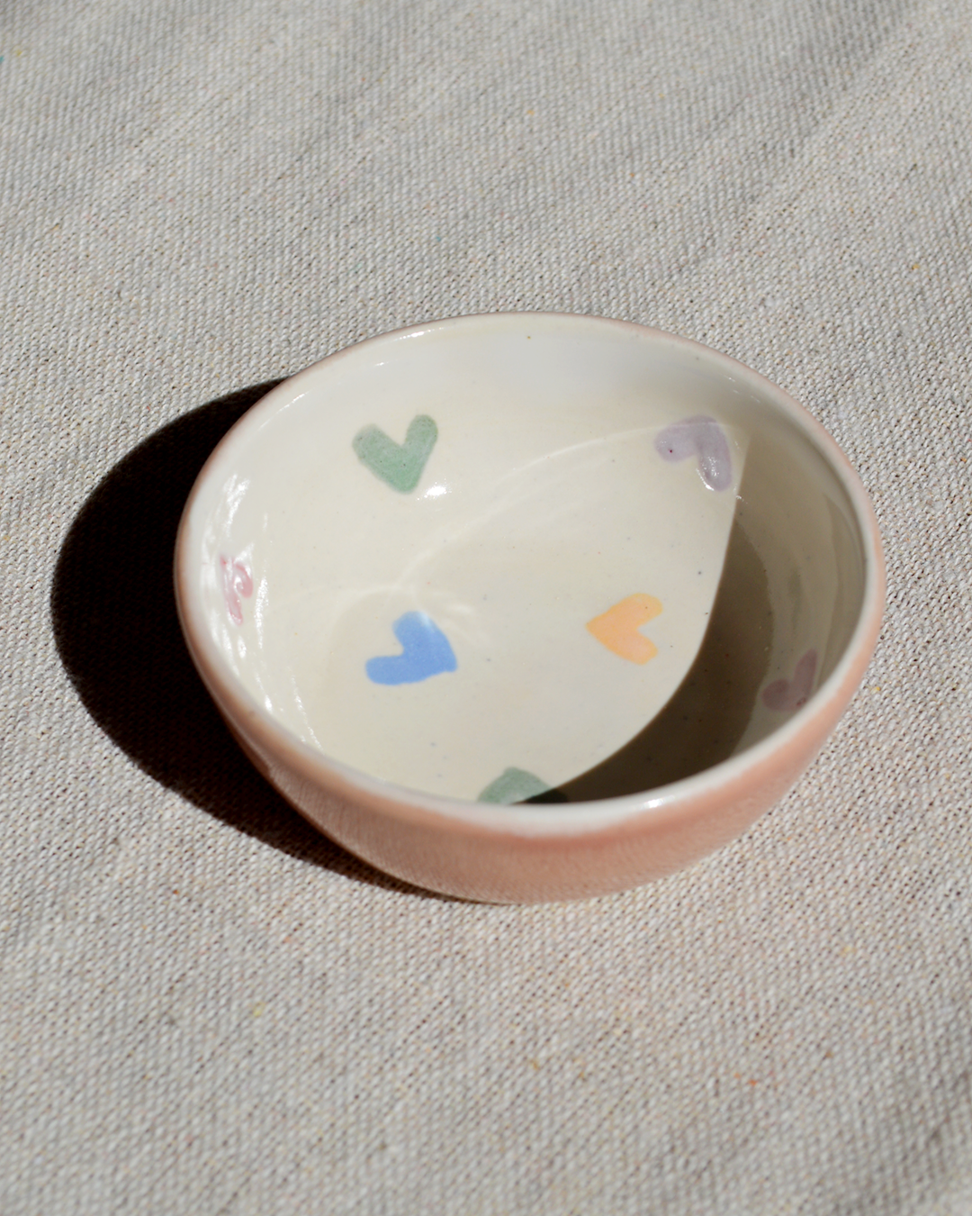 Colourful Hearts Trinket Dish