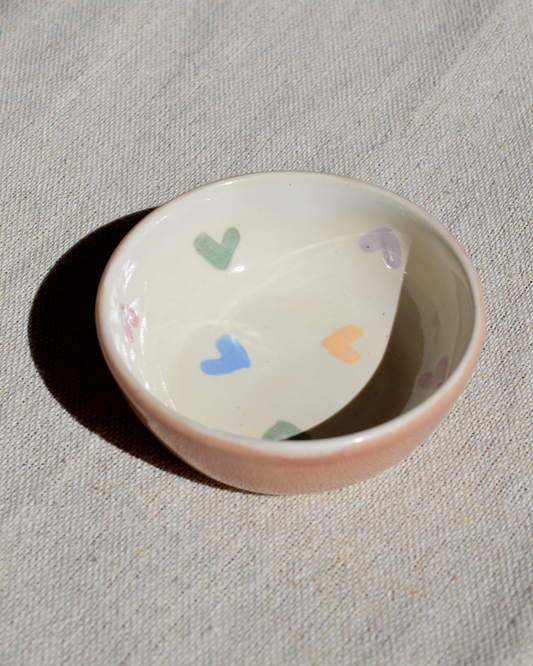 Colourful Hearts Trinket Dish
