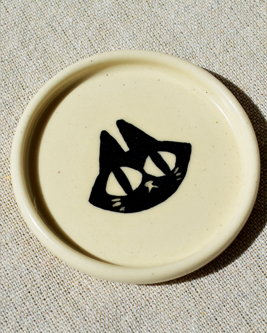 Black Cat Trinket Dish