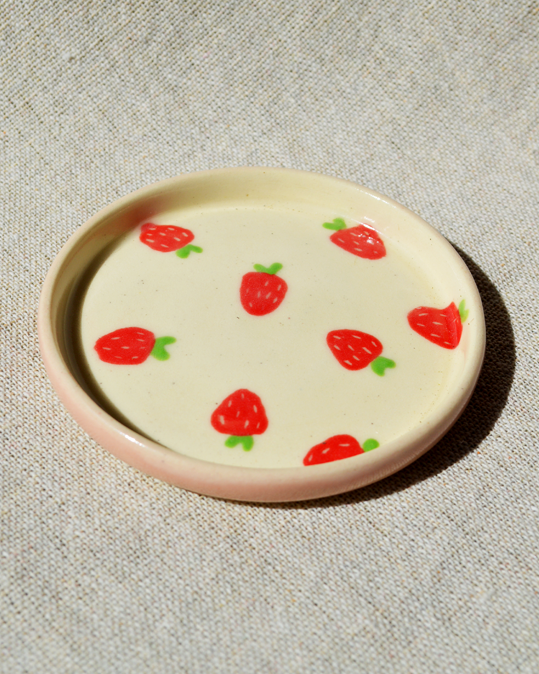 Strawberry Trinket Dish