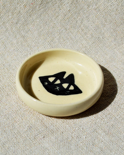 Black Cat Trinket Dish