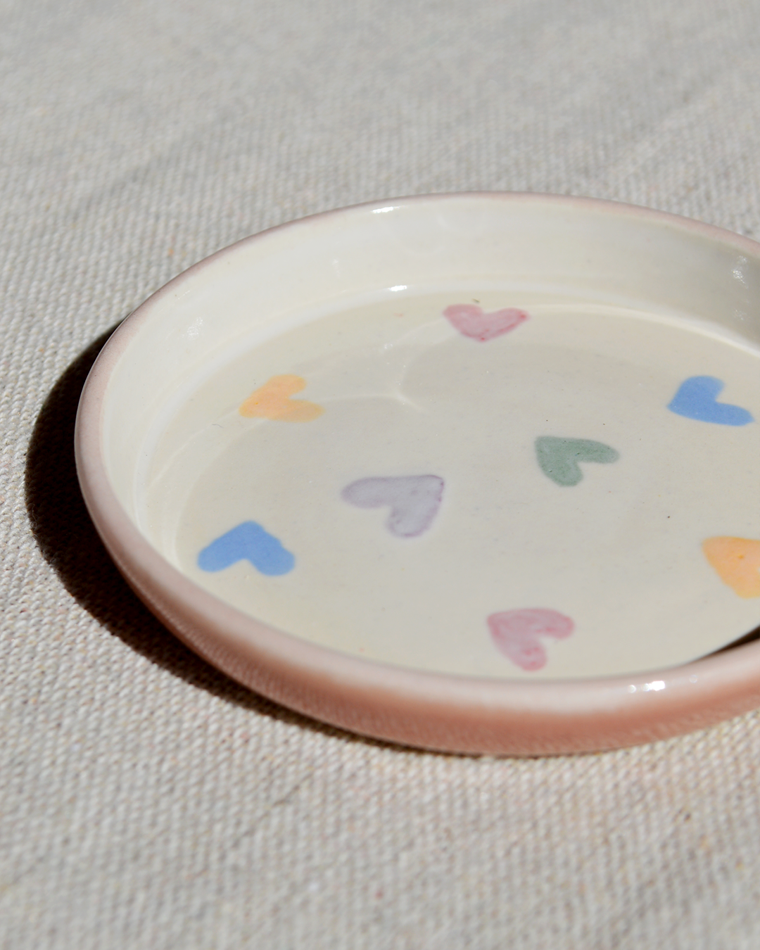 Colourful Hearts Trinket Dish