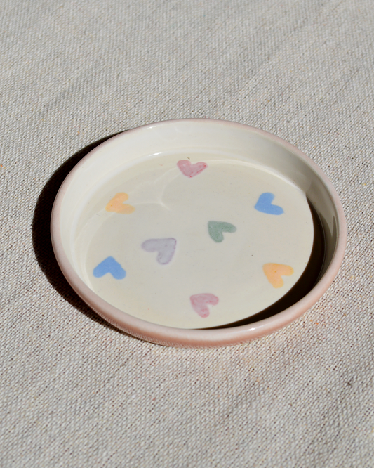 Colourful Hearts Trinket Dish
