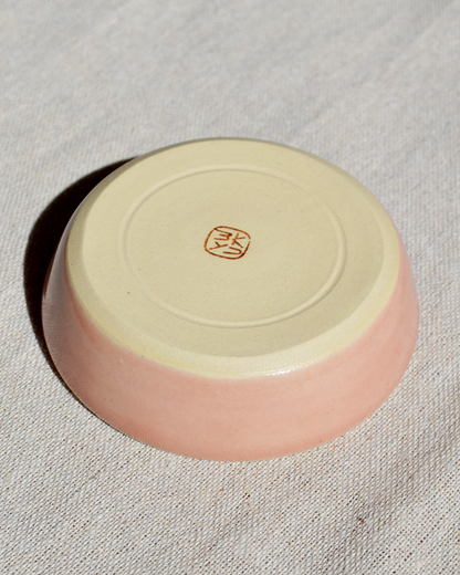 Pink Flowers Trinket Dish