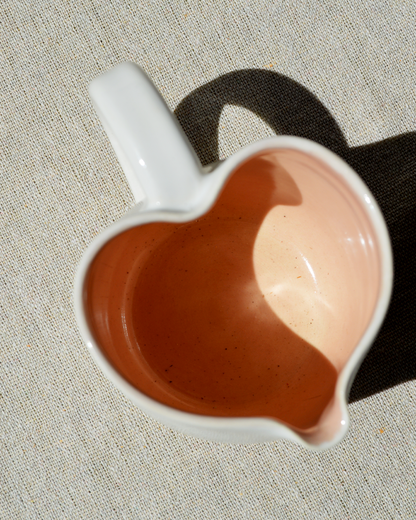 Heart-Shaped Milk Jug