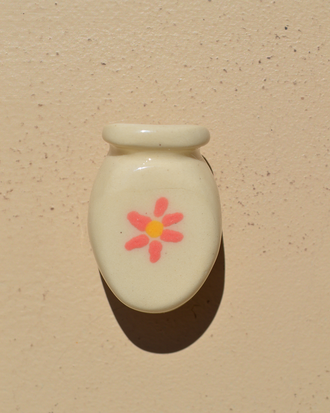 Fresh Flower Pink Flower Vase Magnet