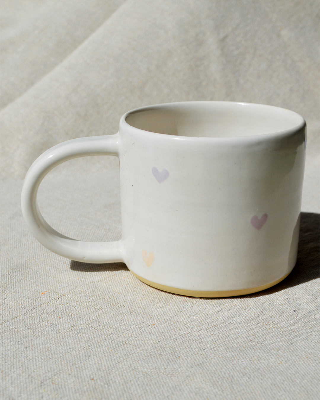 Hearts Mug - White