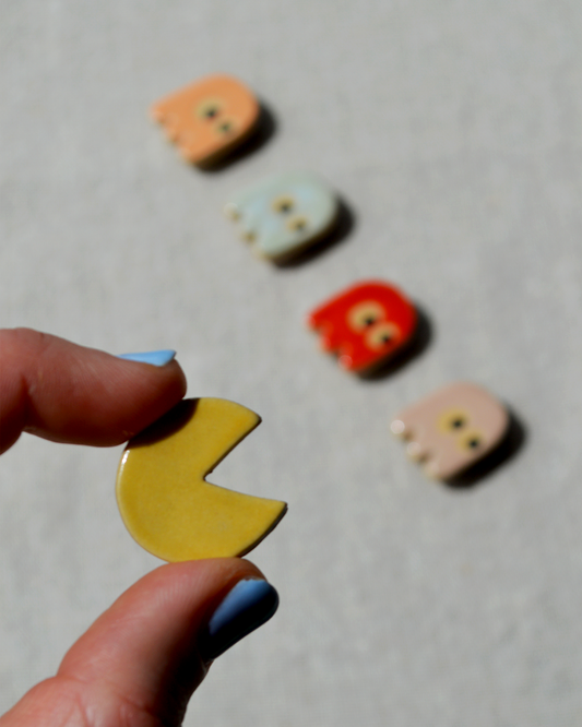 Pac-Man Magnet Set