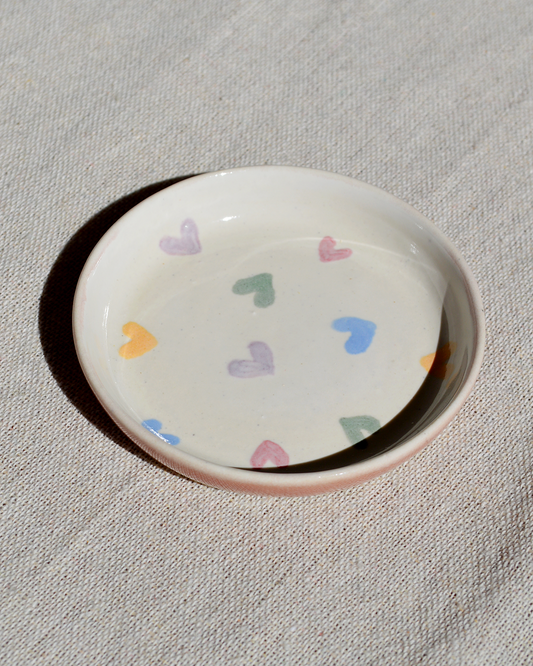Colourful Hearts Trinket Dish